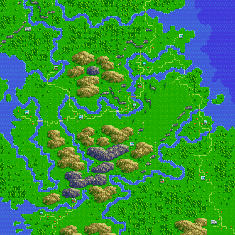 伝説のオウガバトル ディアスポラのマップ